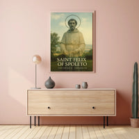Saint Felix Of Spoleto Poster