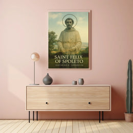 Saint Felix Of Spoleto Poster