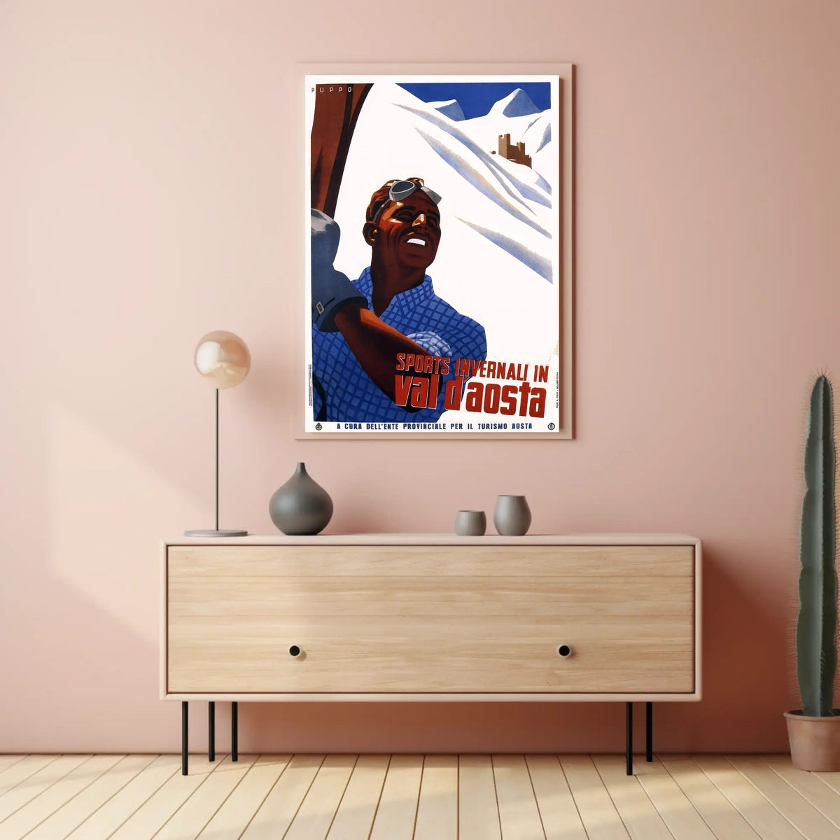 Winter Sports In Val DAosta Poster