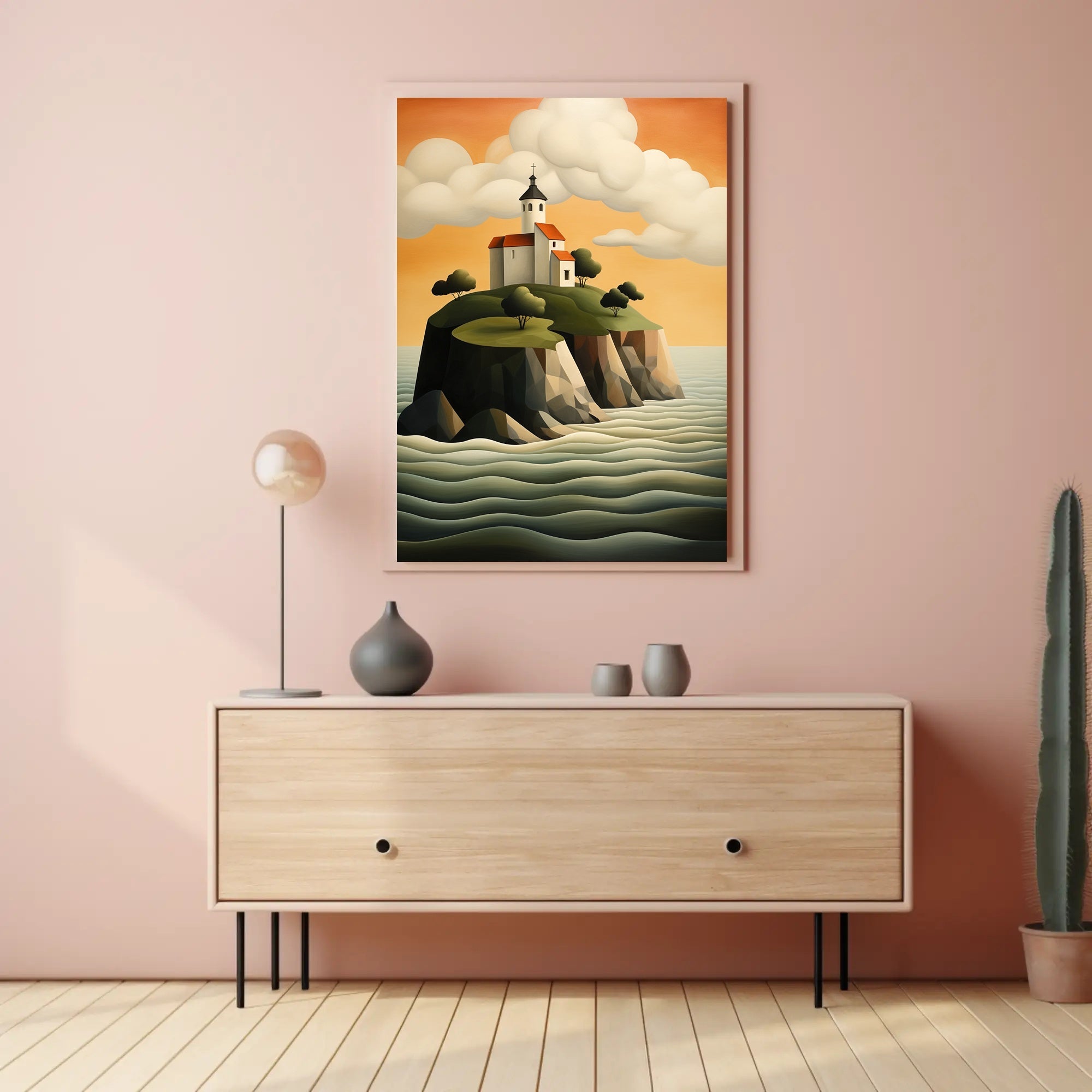 Tranquil Island Sanctuary Poster PosterGoat