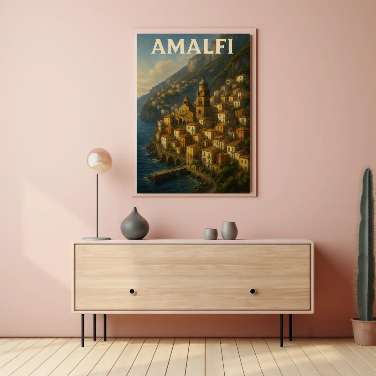 Amalfi Coast Charm Poster