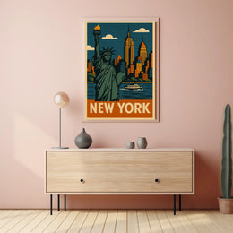 New York City Skyline Poster