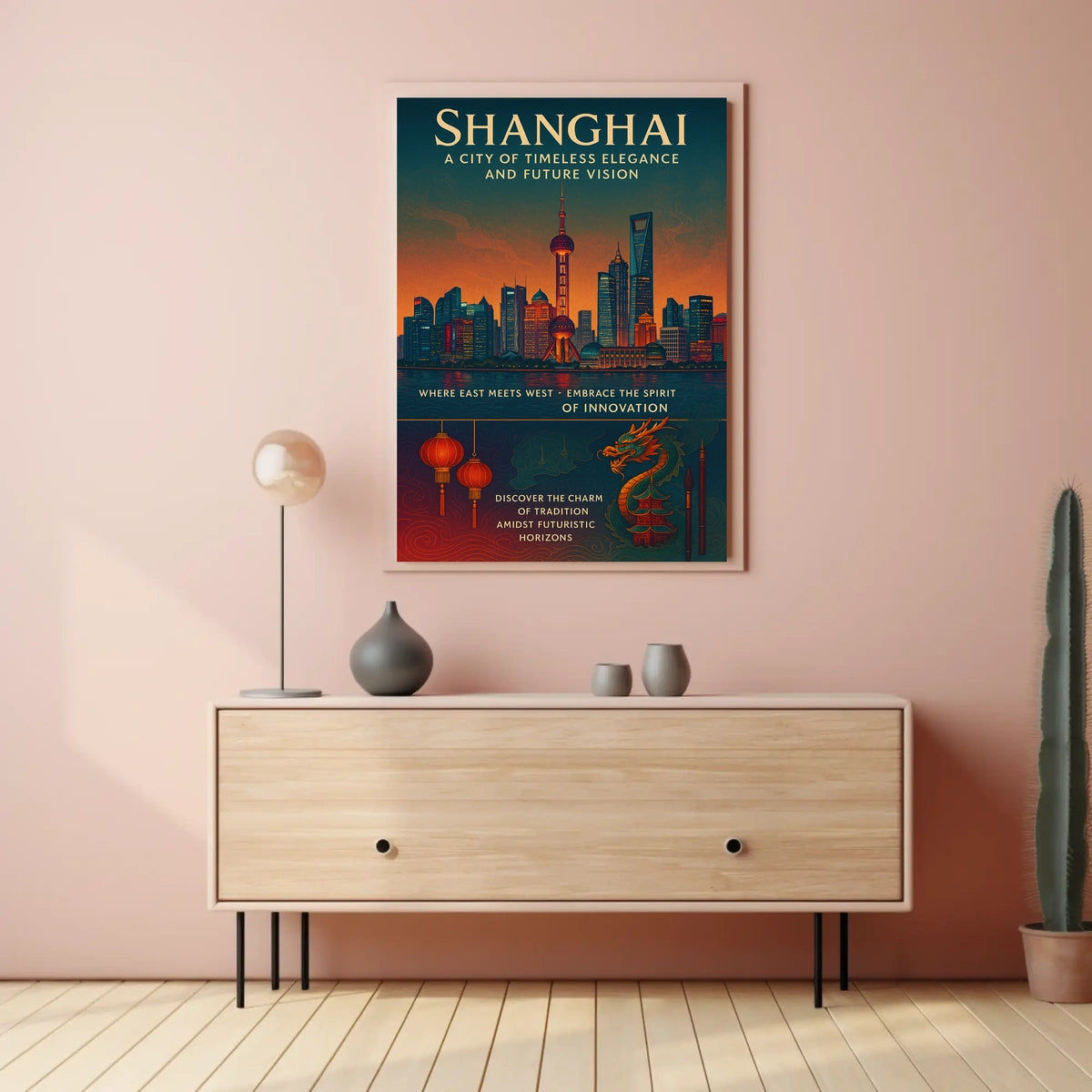 Shanghai A City of Timeless Elegance Poster