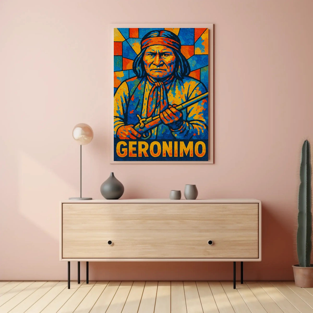 Geronimo Vibrant Tribute Poster
