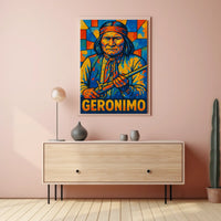 Geronimo Vibrant Tribute Poster