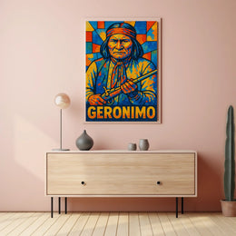 Geronimo Vibrant Tribute Poster