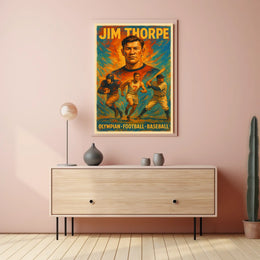 Celebrating Jim Thorpe A Multisport Legend Poster