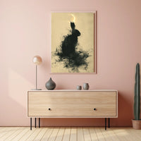 Moonlit Rabbit Poster