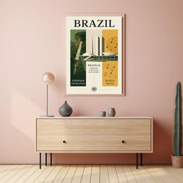 Brazil Modernist Harmony Poster PosterGoat