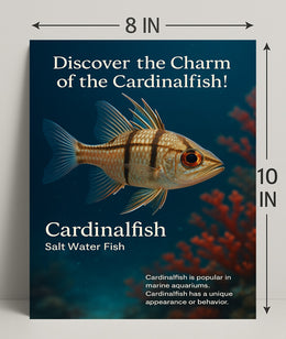 Discover the Charm of the Cardinalfish Poster PosterGoat