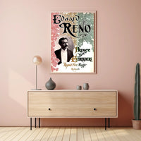 Edward Reno Vintage Magic Performance Cultural Poster