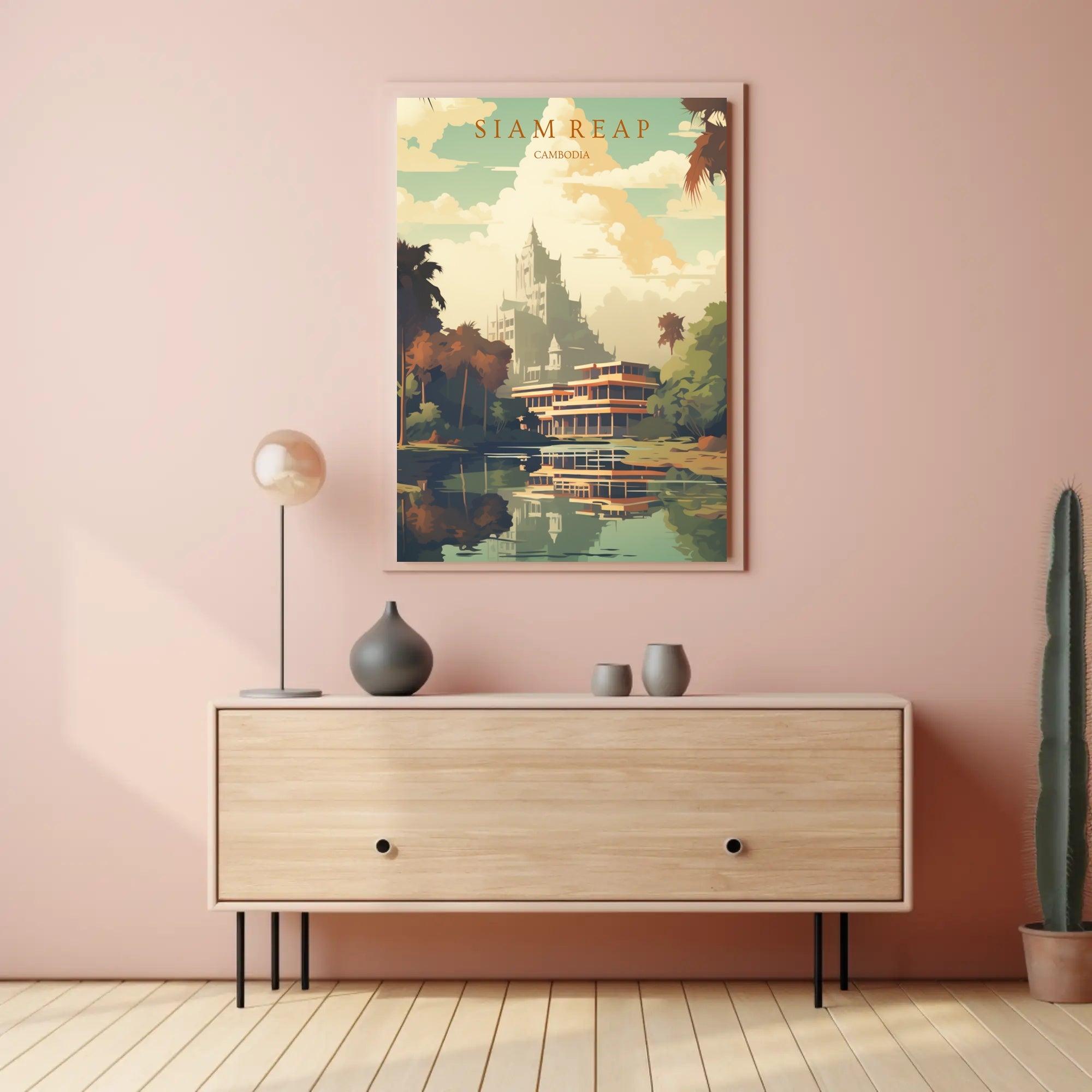 Enchanting Siem Reap Poster PosterGoat