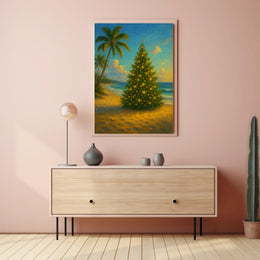 Tropical Christmas Delight Poster