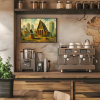 Urban Architectural Harmony Wanderlust Minimalist Poster