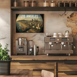 Los Angeles Skyline Poster