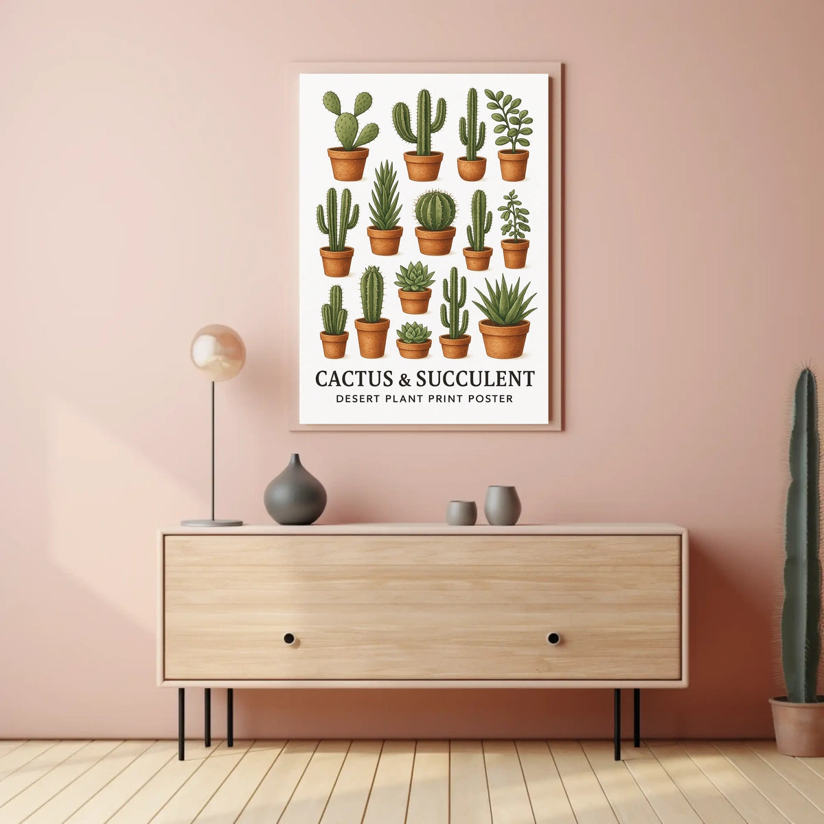 Cactus & Succulent Collection Poster