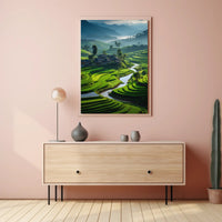Rural Harmony in Southeast Asia Cultural or Heritage Poster