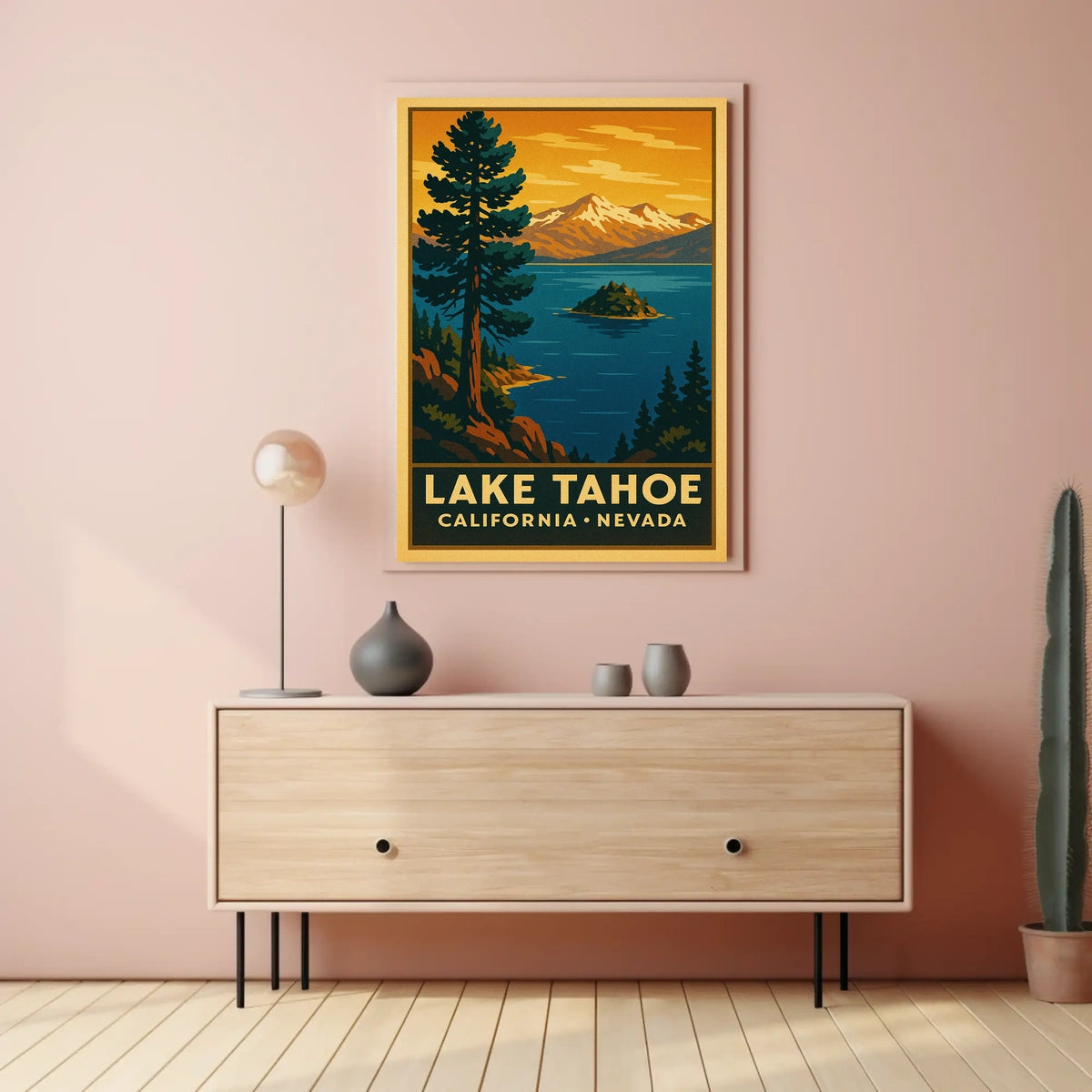 Lake Tahoe Scenic Poster
