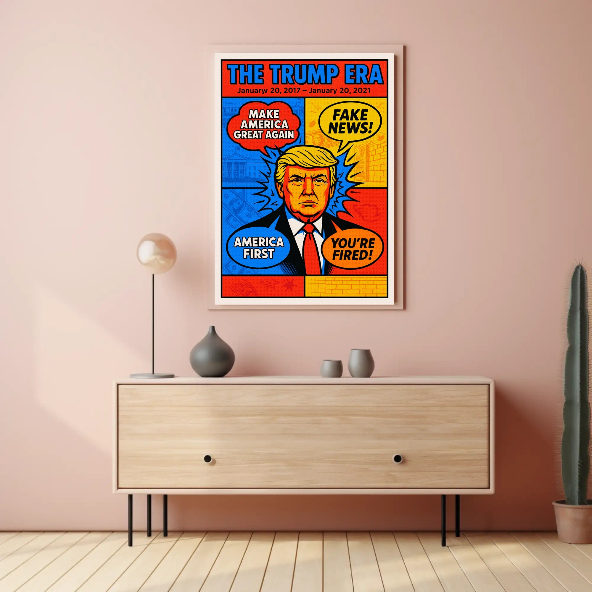 Donald Trump Presidential Era Political or Propaganda Poster