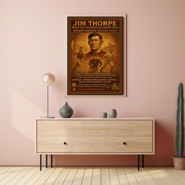 Jim Thorpe: Bright Path, The Greatest All-Around Athlete Poster