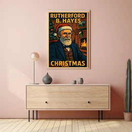 Rutherford B. Hayes Christmas Poster