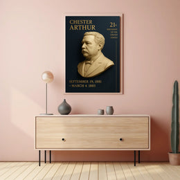 Chester Arthur 21st President Poster