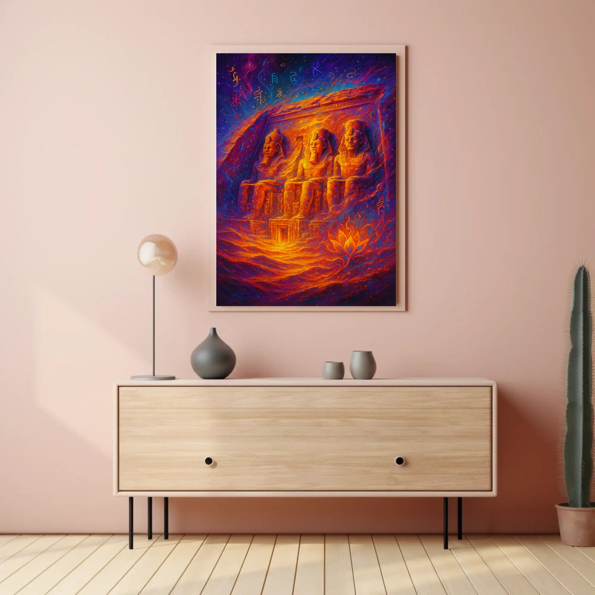 Mystical Egyptian Monuments Poster