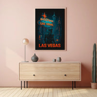 Welcome to Futuristic Las Vegas Poster