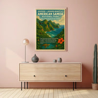 Discover Untamed Beauty American Samoa National Park Poster