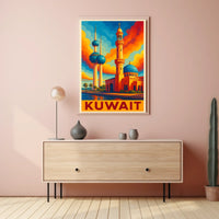 Kuwait Skyline Art Poster