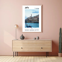 Jaffa Cityscape Mediterranean Travel Poster PosterGoat