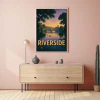 Riverside Serenity Poster