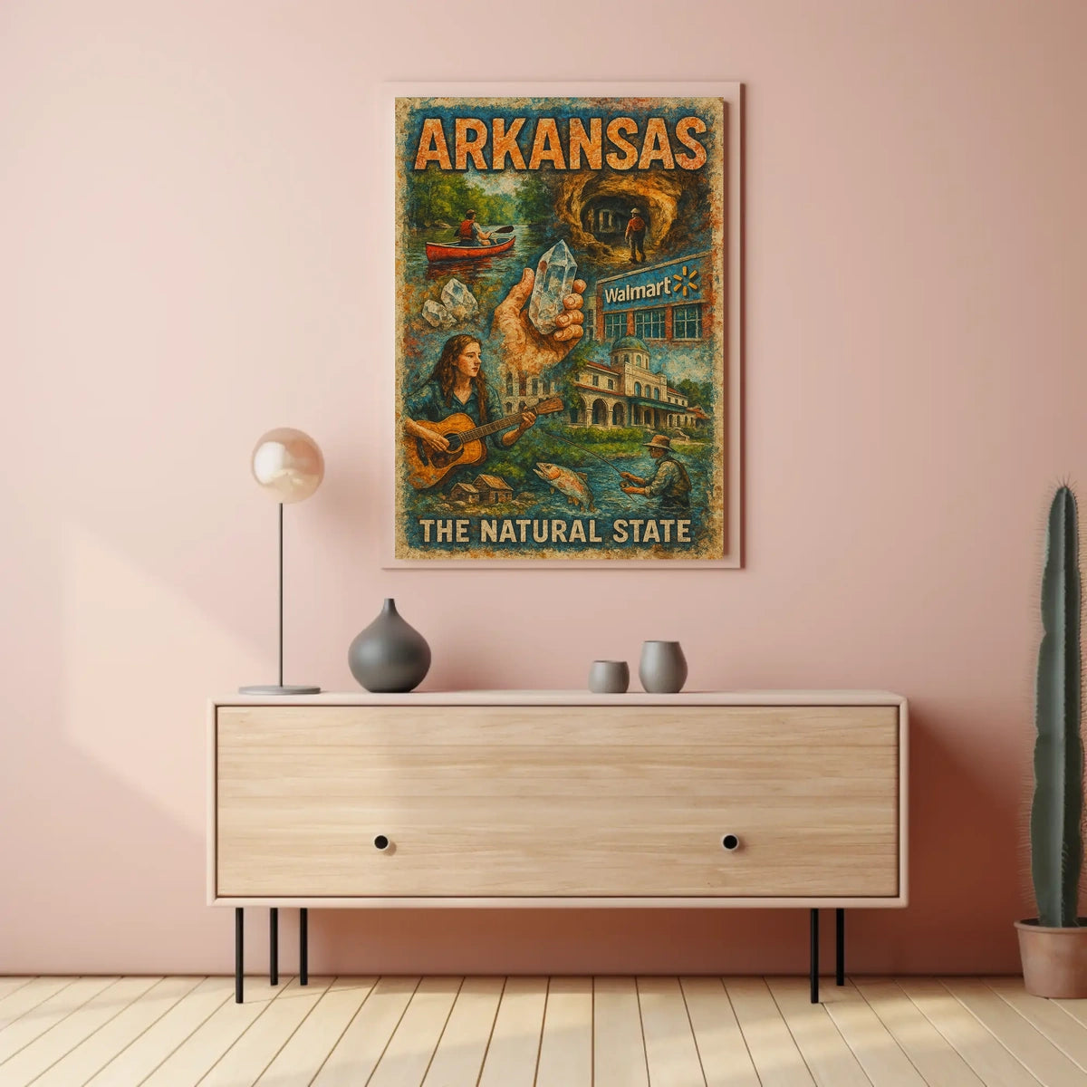 Arkansas The Natural State Poster