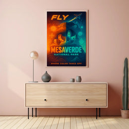 Fly to Mesa Verde National Park Poster