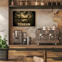 Tehran Cityscape Poster