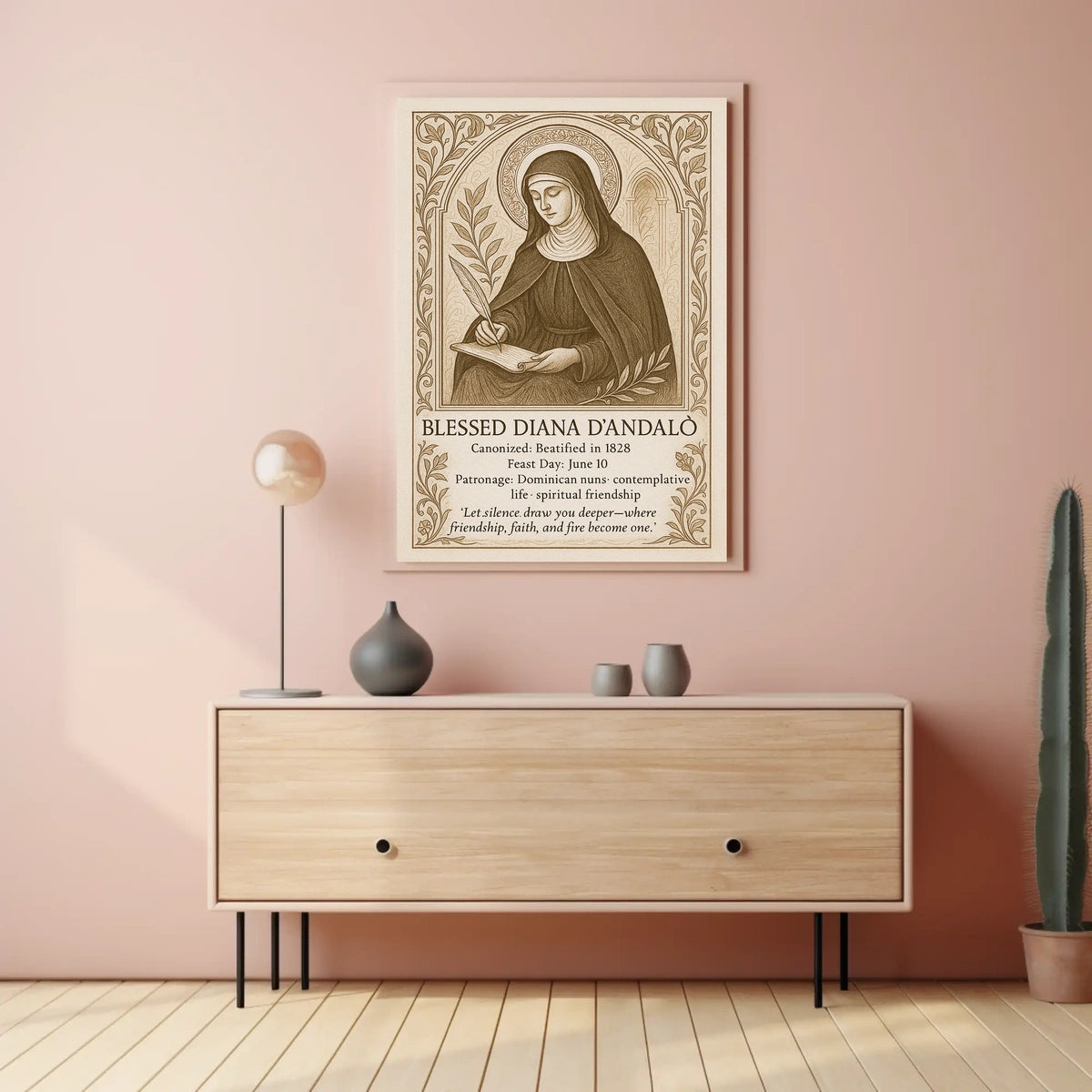 Blessed Diana d'Andalò Poster