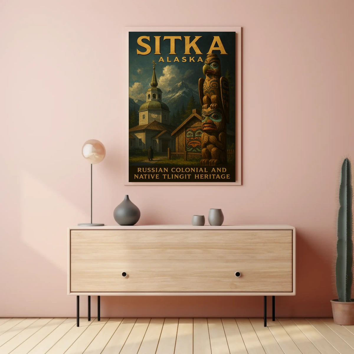 Sitka, Alaska Russian Colonial And Poster