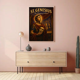 St. Genesius The Patron Of Actors Poster