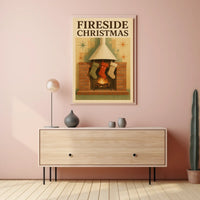 Fireside Christmas Poster