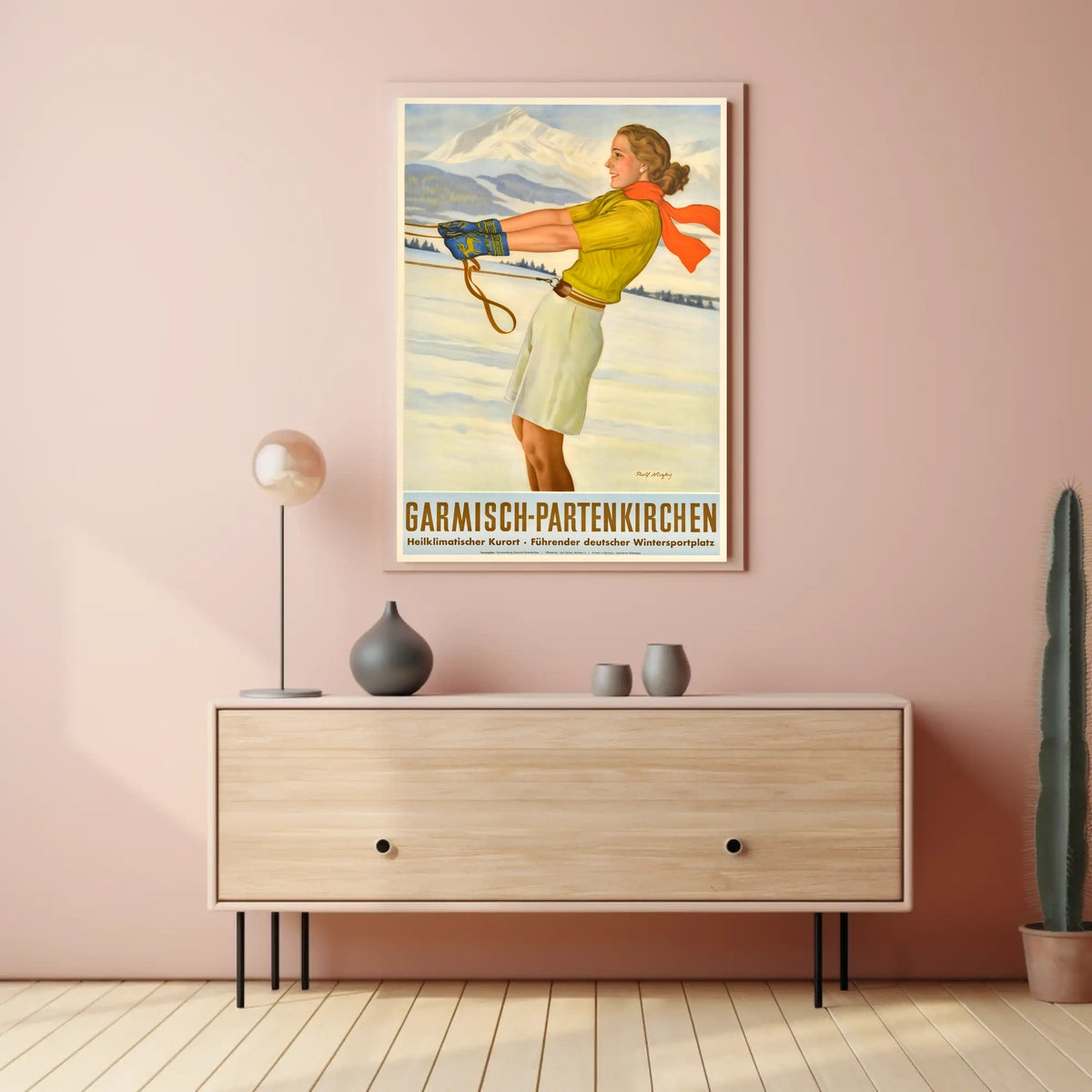 Garmisch-Partenkirchen Winter Sports Poster