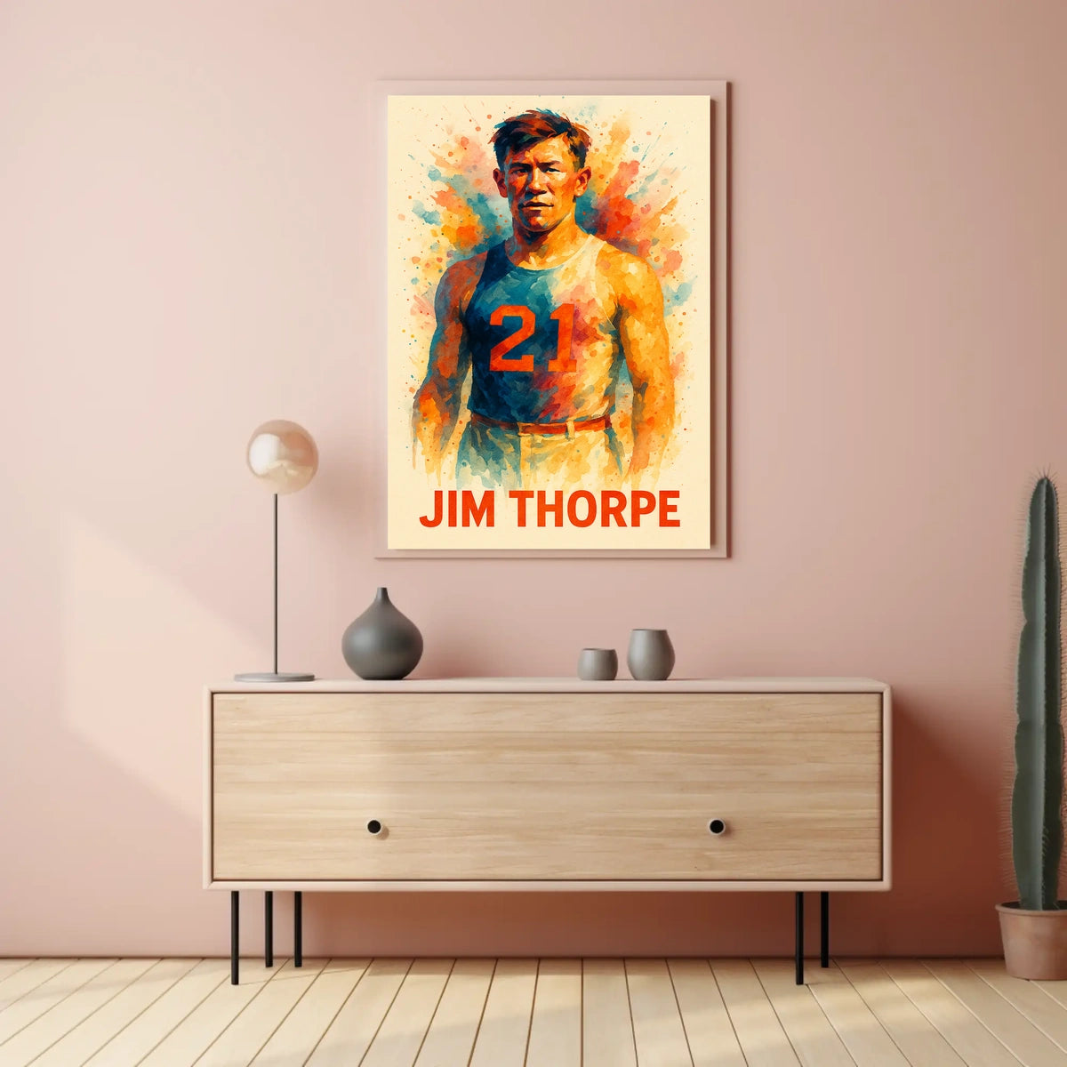Jim Thorpe Athletic Legend Poster
