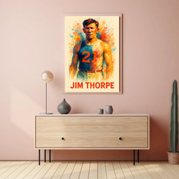 Jim Thorpe Athletic Legend Poster