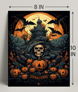 Haunted Halloween Night Poster
