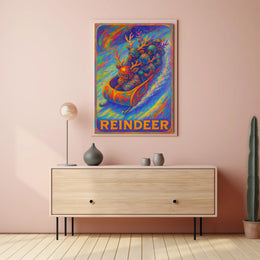 Reindeer Racing Adventure Poster
