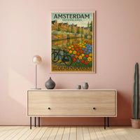 Amsterdam Bloemenmarkt Poster