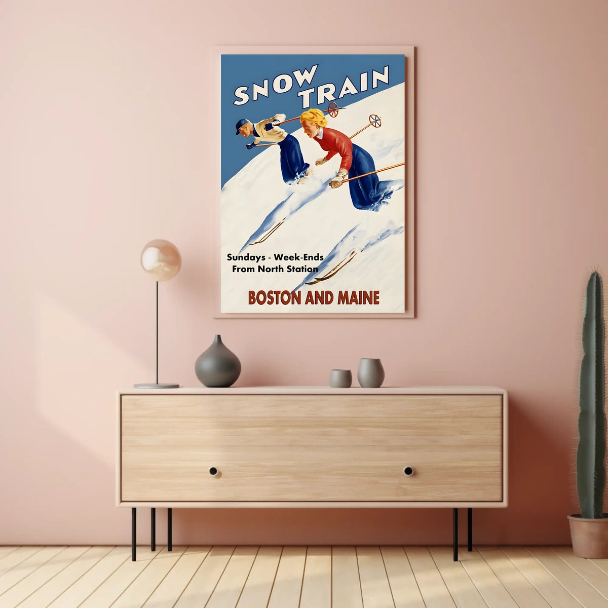 Snow Train Adventure Poster