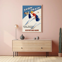 Snow Train Adventure Poster