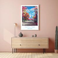 Yoyogi Park in Spring Poster