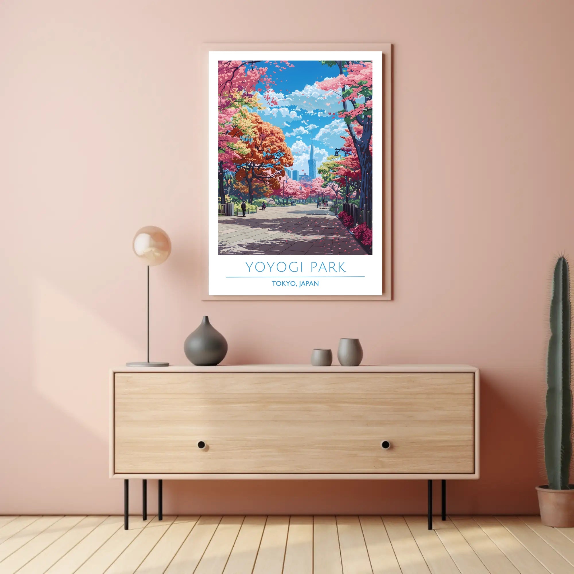Yoyogi Park in Spring Poster