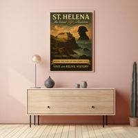 St. Helena An Island of Isolation Poster